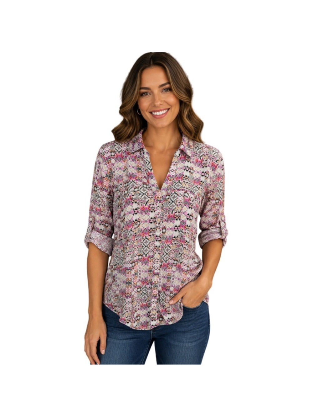 Maeve Islet Button-Down Blouse